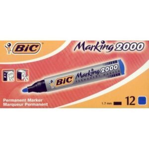 Bic Marker 2000 Punta Tonda Blu  C.12