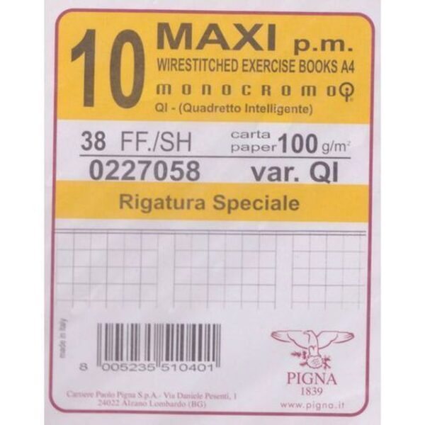 Maxi Monocromo 100g Rig.speciali   Qi