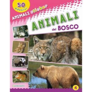 Libro Animali Sticker Ass. 1/2/3/4