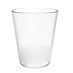 Bicchiere Plastica Acqua Conico Cc 330 Pz 8 Goldpl