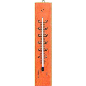 Termometro Legno Rett. Naturale      101401 Moller