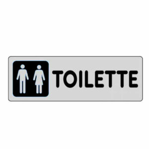 10 Pezzi Etichetta Toilette Uomini E Donne    15x 5 Adesiva