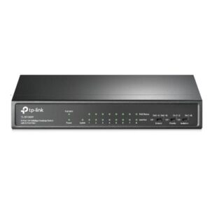 Networking Switch 9p Lan 10/100mtp-link Tl-sf1009p Desktop Con 8p Poe+ 1p 10/100 Non Poe-garanzia 3 Anni-