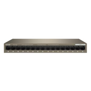Networking Switch 16p Lan Gigabit Tenda Teg1016m - 10/100/1000 Mbps Base-t Ethernet - Garanzia 3 Anni