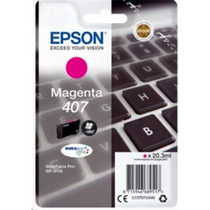 Materiali Di Consumo Cartuccia Epson 407 "tastiera" C13t07u340 Magenta X Wf-4745dtwf 1.900pag.