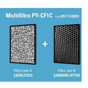 Purificatori D'aria Multifiltro Purify Py-cf1c Per Serie C: Comprendente Filtro A Carboni Attivi + Filtro Catalitico