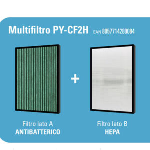Purificatori D'aria Multifiltro Purify Py-cf2h Per Serie C: Comprendente Filtro Hepa + Filtro Antibatterico