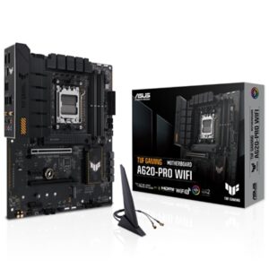 Main Board Mb Asus Tuf Gaming A620-pro Wifi Am5 4xddr5dc-6400o.c. Dp Hdmi 1xpcie3.0x16 4xsata3r M.2 Wi-fi6 Bt Usb3.2 Atx 90mb1fr0-m0eay0