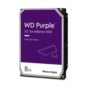 Hard Disk Hard Disk Sata3 3.5" 8000gb(8tb) Wd84purz Wd 128mb Cache 5640rpm Purple Videosorveglianza 24x7