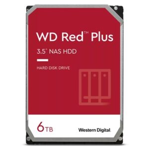 Hard Disk Hard Disk Sata3 3.5" X Nas 6000gb(6tb) Wd60efpx Wd Red Plus 256mb Cache 5400rpm