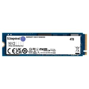 Solid State Disk Ssd-solid State Disk M.2(2280) Nvme 4000gb (4tb) Pcie4.0x4 Kingston Snv2s/4000g Read:3500mb/s-write:2800mb/s