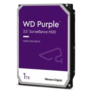 Hard Disk Hard Disk Sata3 3.5" 1000gb(1tb) Wd11purz Wd 64mb Cache 5400rpm Purple Videosorveglianza 24x7