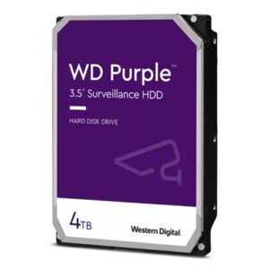 Hard Disk Hard Disk Sata3 3.5" 4000gb(4tb) Wd43purz Wd 256mb Cache 5400rpm Purple Videosorveglianza 24x7