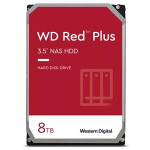 Hard Disk Hard Disk Sata3 3.5" X Nas 8000gb(8tb) Wd80efpx Wd Red Plus 256mb Cache 5640rpm Fino A 8 Allggiamenti