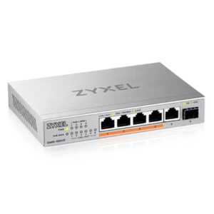 Networking Switch 5p 2.5gbe Poe Zyxel Xmg-105hp-eu0101f Unmanaged 1p 10gbe Sfp+ Desktop