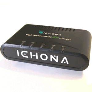 Modem Modem Adsl2+ Router Ichona Art21gsu1p Ethernet Rj45 + 1p Usb