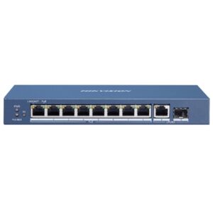 Networking Switch 8p Lan Gigabit Hikvision Ds-3e0510p-e/m 8p Poe + 2p Uplink - Desktop - Qos - 58w