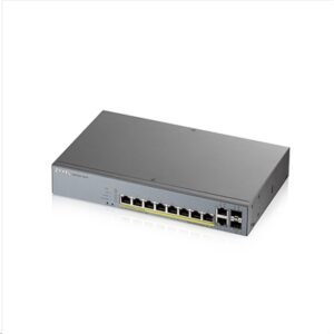 Networking Switch 8p Lan Gigabit Poe Zyxel Gs1350-12hp-eu0101f Nebulaflex Managed X Cctv-2p Sfp-2p Gb Uplink-1y Serv.nebulapro