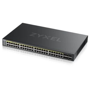 Networking Switch 44p Lan Gigabit Poe +4p Dual Pers.+2 Slot Sfp+ Zyxel Gs2220-50hp-eu0101f Nebulaflex-ipv6-desktop/rack-incl.serv.neb.cloud