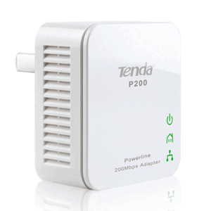 Networking Powerline 200m Tenda P200 Mini Adapter Con Home Plug- Garanzia 3 Anni-