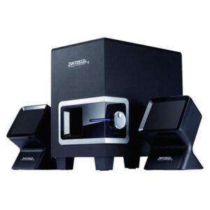 Multimedia Casse Zucchetti Z60-1000 Speaker System 2.1 2altoparlanti + Subwoofer 60w + 2wx2 Attivo Nero