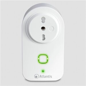 Networking Wireless Smart Plug Wi-fi Atlantis A17-ss16a - Spina It 16a - Include Mis.potenza - Compatibile Con Google Home