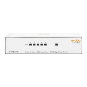 Networking Switch Aruba Istant On R8r44a 1430 Unmanaged 5 Porte 10x100x1000 Lifetime Warranty Fino:07/05
