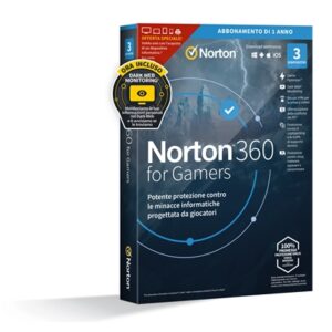 Software Norton Box 360 For Gamers 2021 -- 3 Dispositivi (21416227) - 50gb Backup