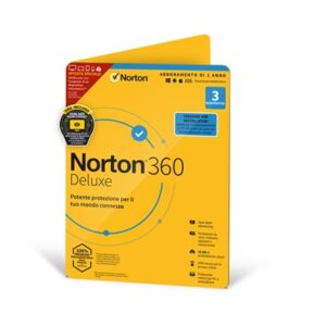 Software Norton 360 Deluxe 2020 Tech Bench Brevi Attach -- 3 Dispositivi (21419563) - 25gb Backup
