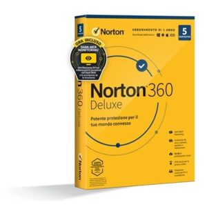 Software Norton Box 360 Deluxe -- 5 Dispositivi (21429133) - 50gb Backup Fino:31/05