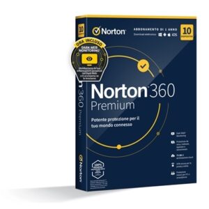 Software Norton Box 360 Premium -- 10 Dispositivi (21429125) - 75gb Backup Fino:31/05