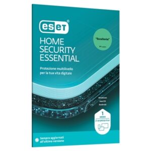 Software Eset Slimbox Home Security Essential (ex Internet Security)- 2 Utenti Ehse-n1-a2-box