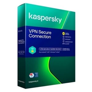 Software Kaspersky Box Vpn Secure Connection -- 3 Dispositivi (kl1987t5cfs-slim) Fino:28/06