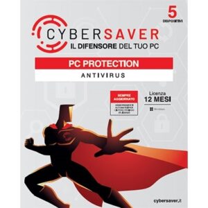 Software Cybersaver Box - Pc Protection - Antivirus 5pc (cspp12av5b) Fino:31/05