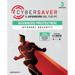 Software Cybersaver Box - Advanced Protection - Internet Security 3pc (csap12is3b) Fino:30/04