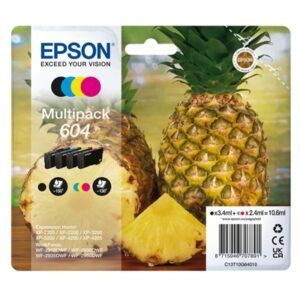Materiali Di Consumo Multipack Epson 604 "ananas" C13t10g64010 4col X Xp-2200/xp-3200/xp-4200 - Wf-2910dwf/wf-2930dwf/wf-2950dwf