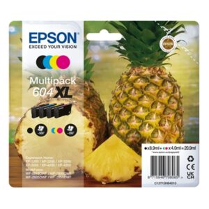 Materiali Di Consumo Multipack Epson 604xl "ananas" C13t10h64010 4col X Xp-2200/xp-3200/xp-4200 - Wf-2910dwf/wf-2930dwf/wf-2950dwf