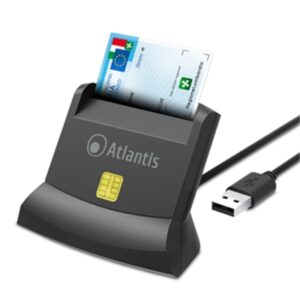 Accessori Card Reader Verticale X Smart Card Atlantis P005-smartcrv-u Usb X Cns-crs-firma Digitale