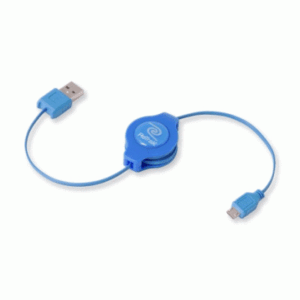 Cavi Cavo Usb 2.0 A Micro 5-pin Retrattile Blu Retrak Eucablemicbu 816983011144