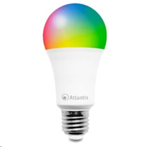Illuminazione Lampada Smart Bulk Wi-fi 13w Rgb (e27) Atlantis A17-sb13-rgbw Colorata- Controll.tramite App Gratuita