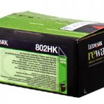 Lexmark 80C2HK0 Toner nero return program